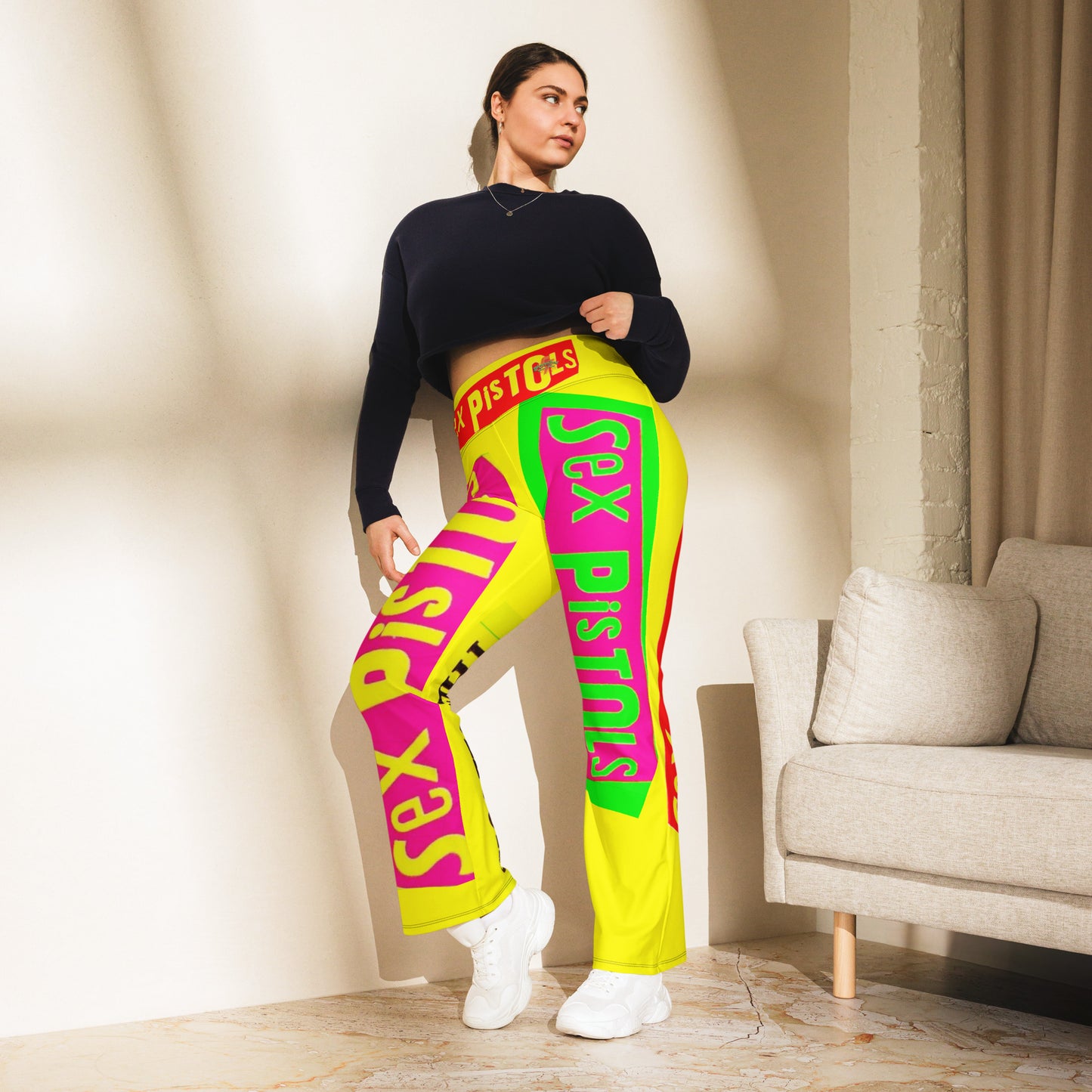 Flare leggings, sex pistols