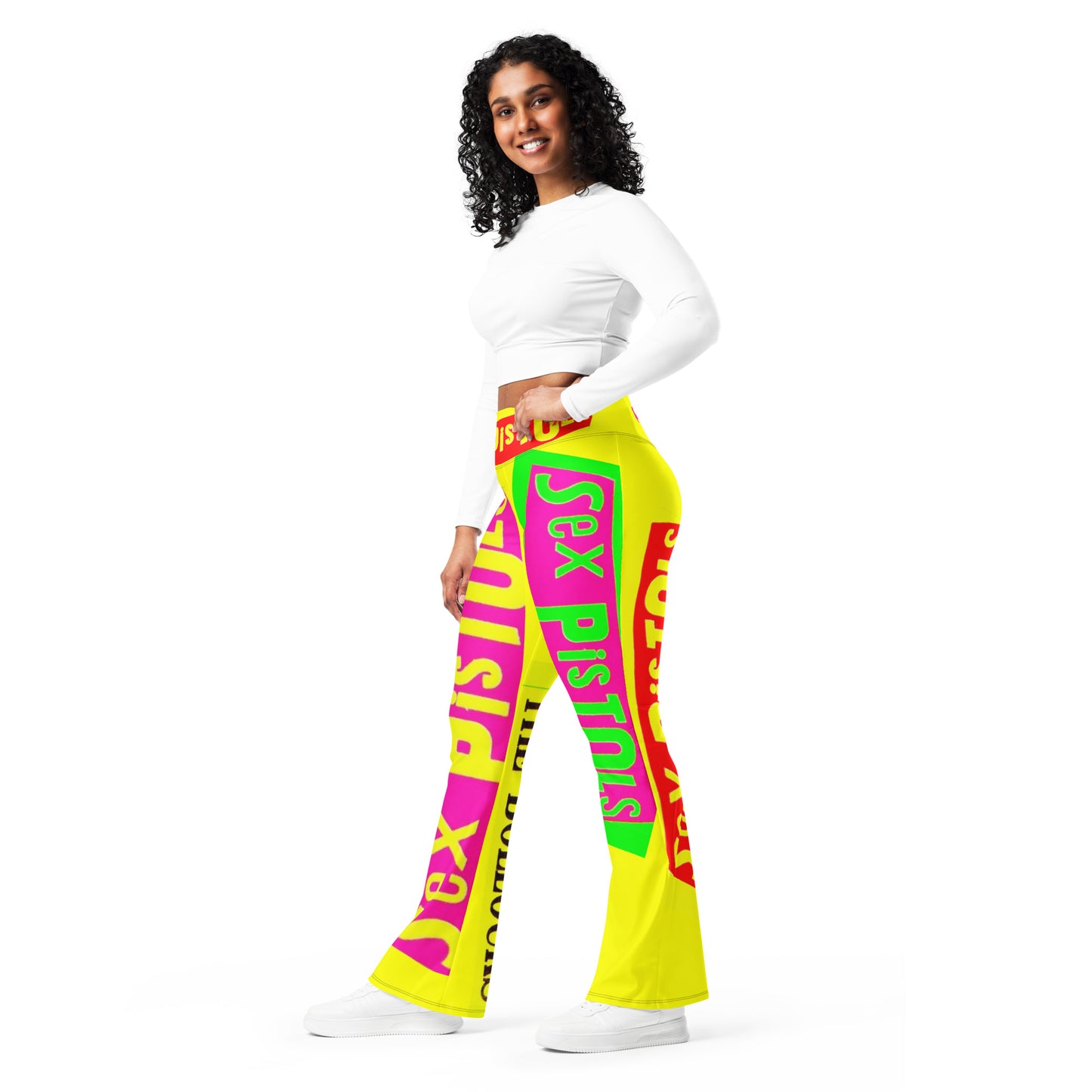 Flare leggings, sex pistols
