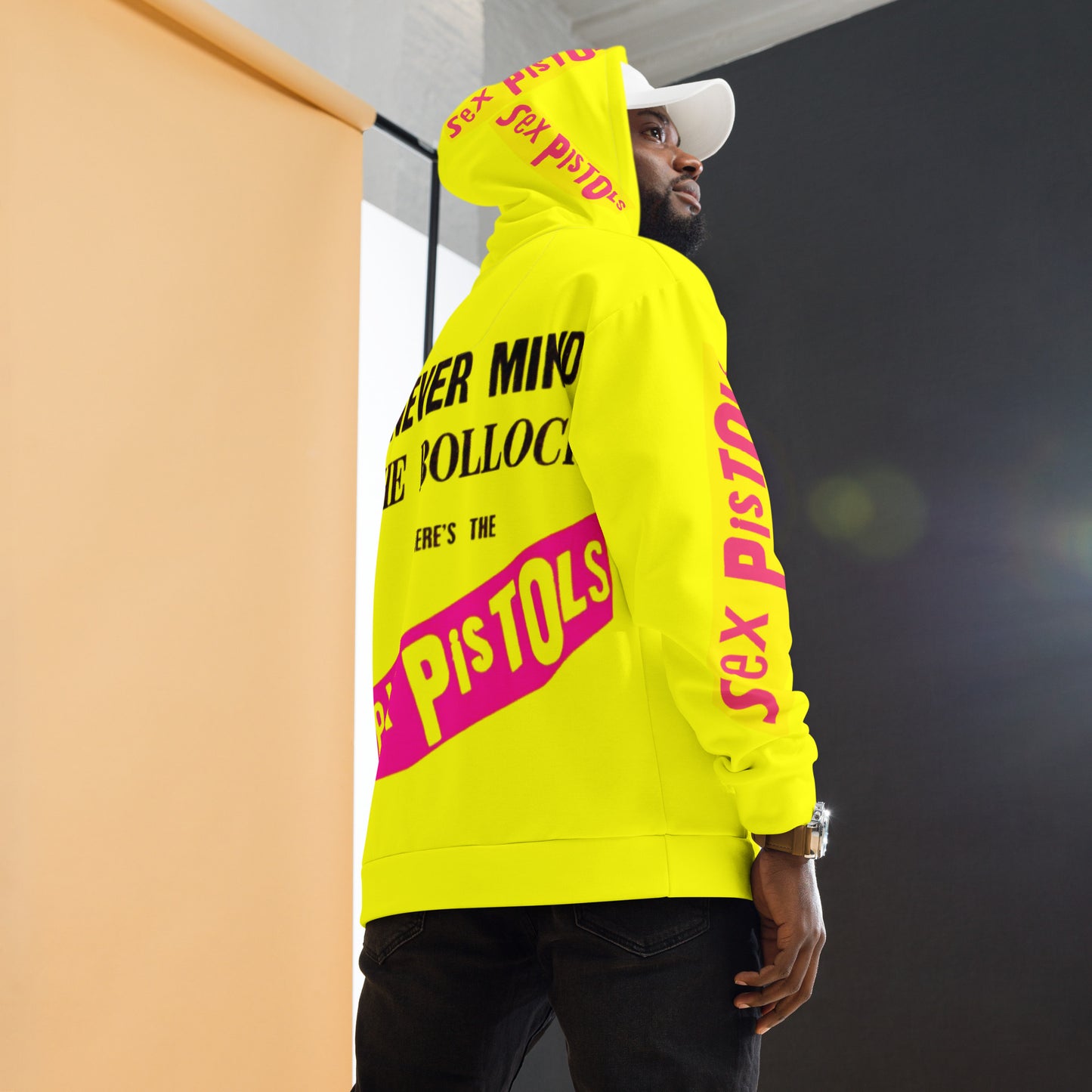 Unisex Hoodie sex pistols, yellow, punk