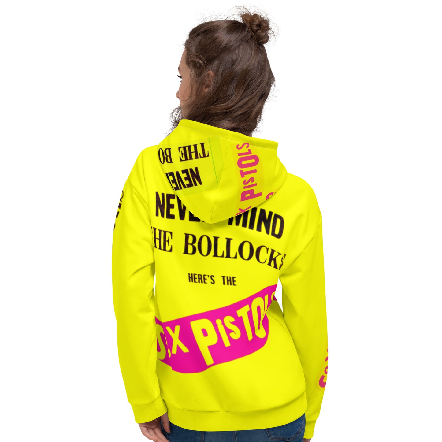 Unisex Hoodie sex pistols, yellow, punk