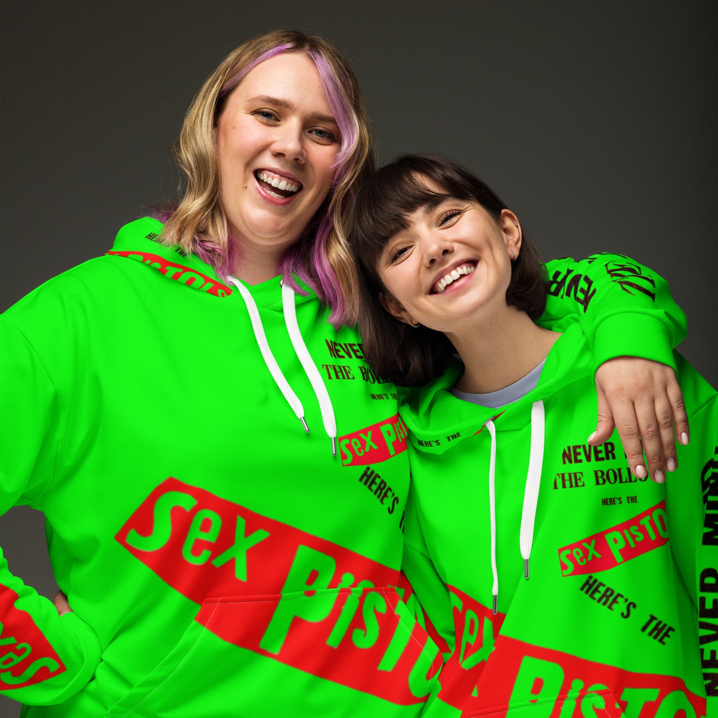 Unisex Hoodie sex pistols green