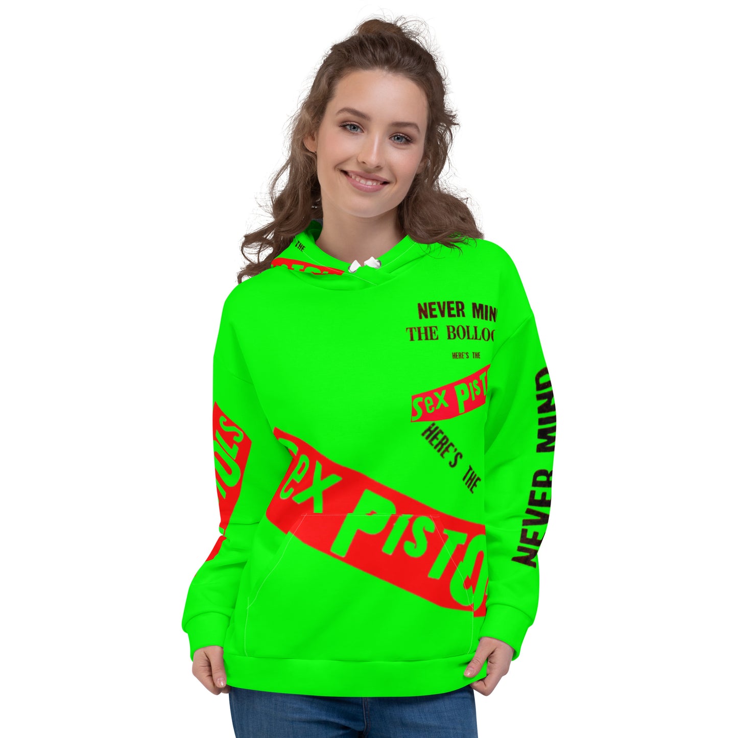 Unisex Hoodie sex pistols green
