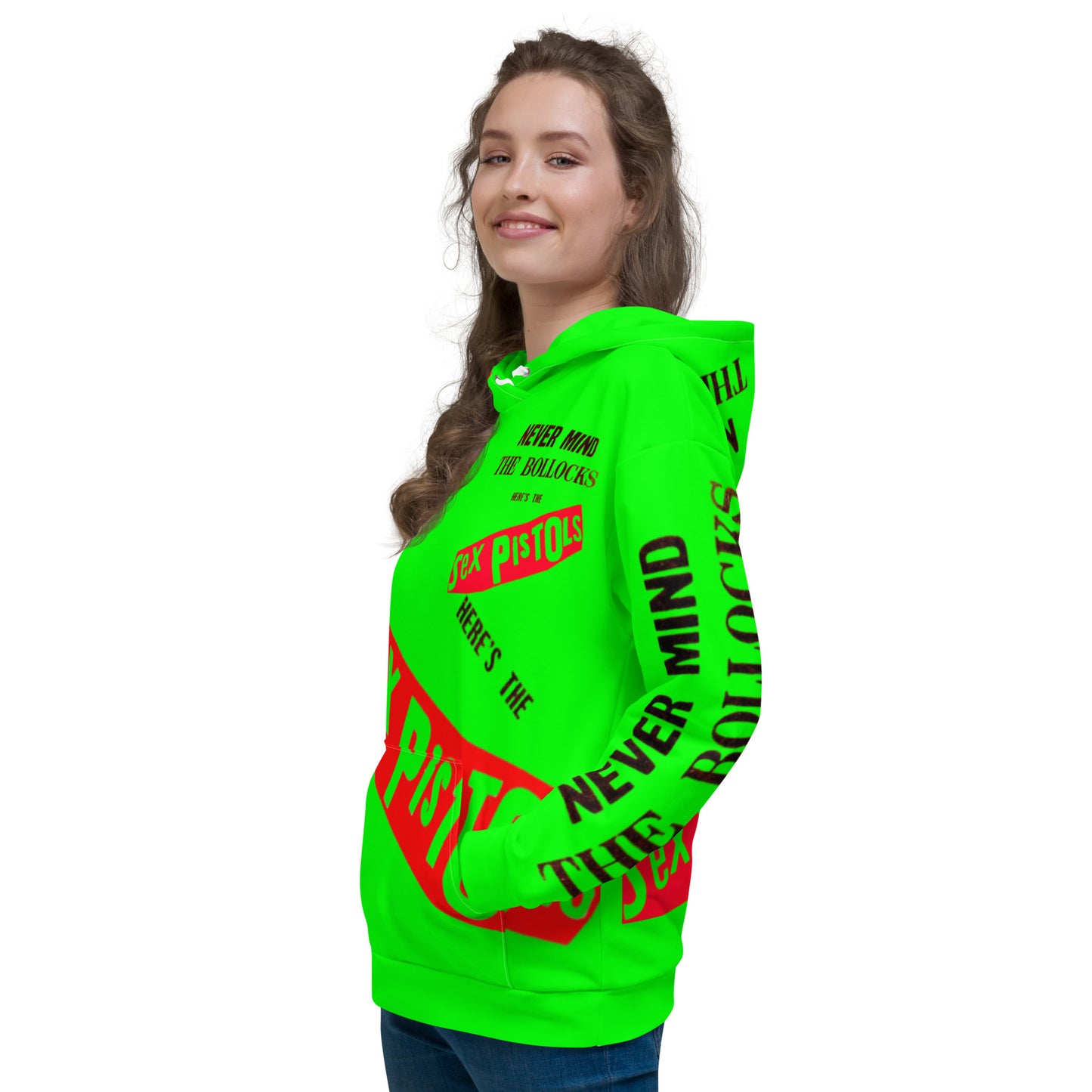 Unisex Hoodie sex pistols green