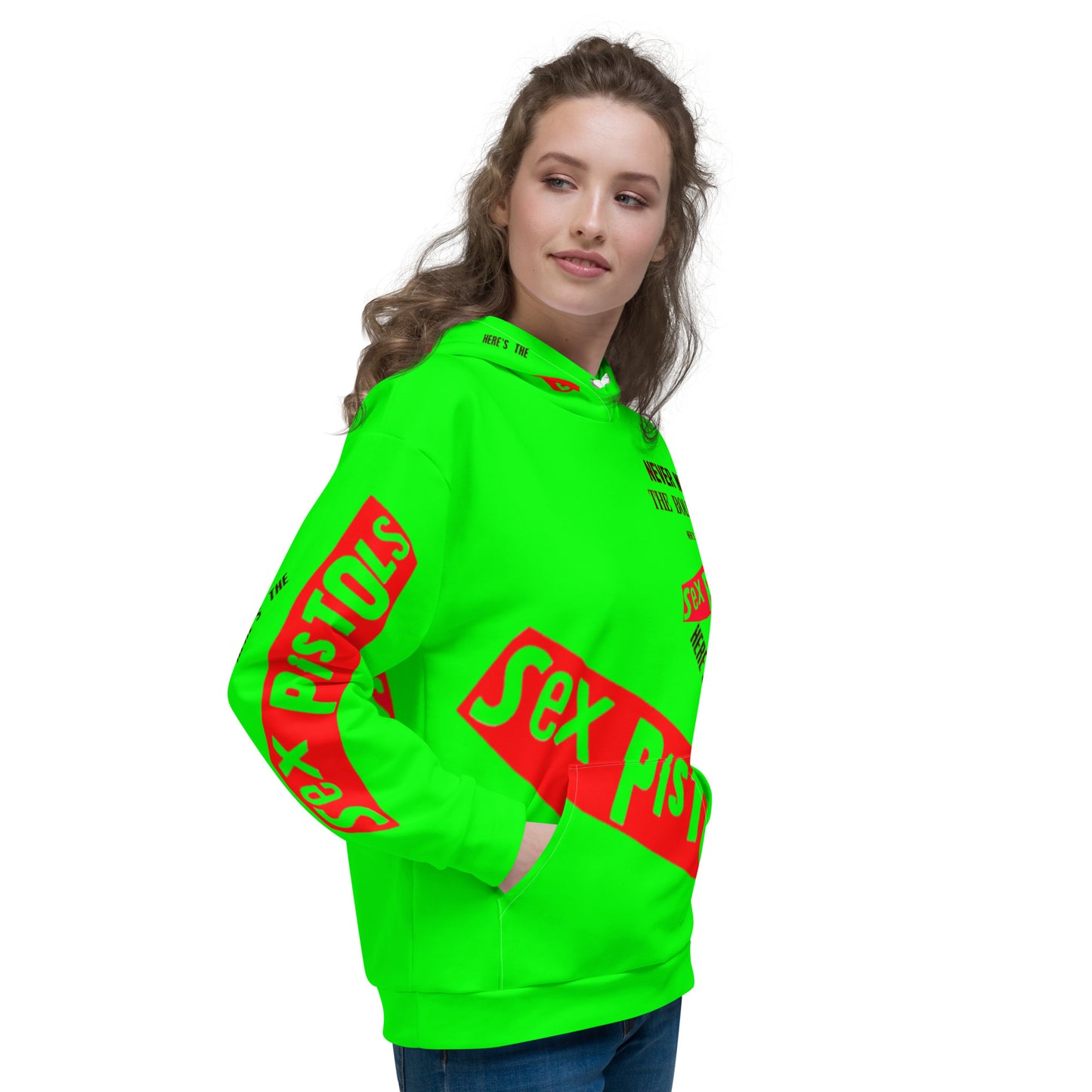 Unisex Hoodie sex pistols green