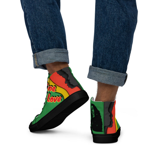 Bob marley, Men’s high-top, canvas shoes, Men’s trainers, music,