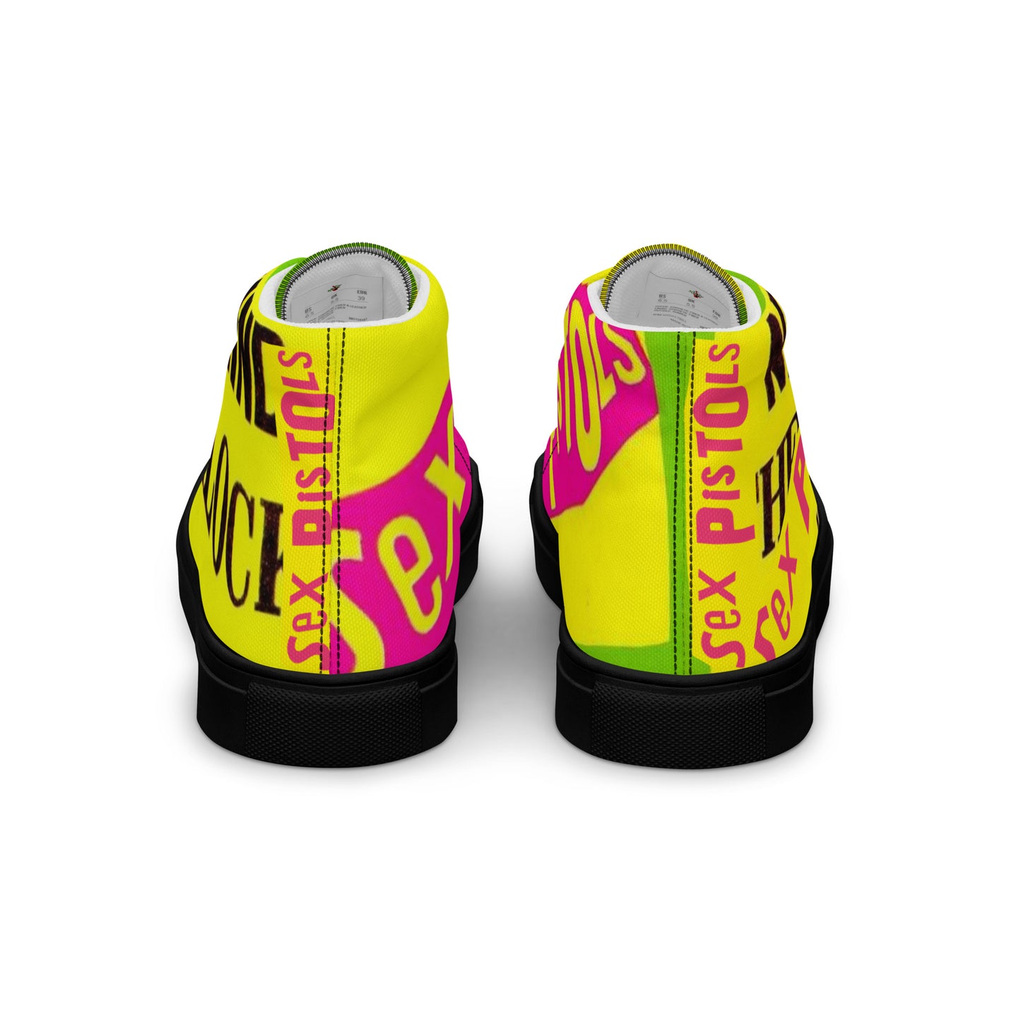 Men’s high top canvas shoes