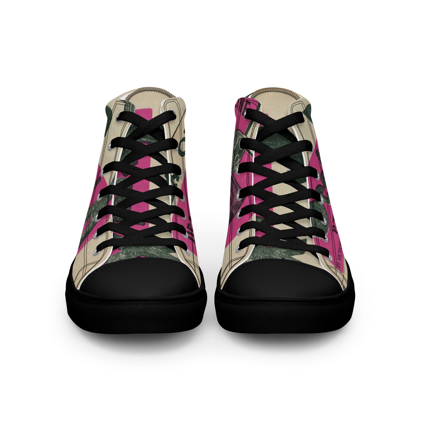 Men’s high top canvas shoes