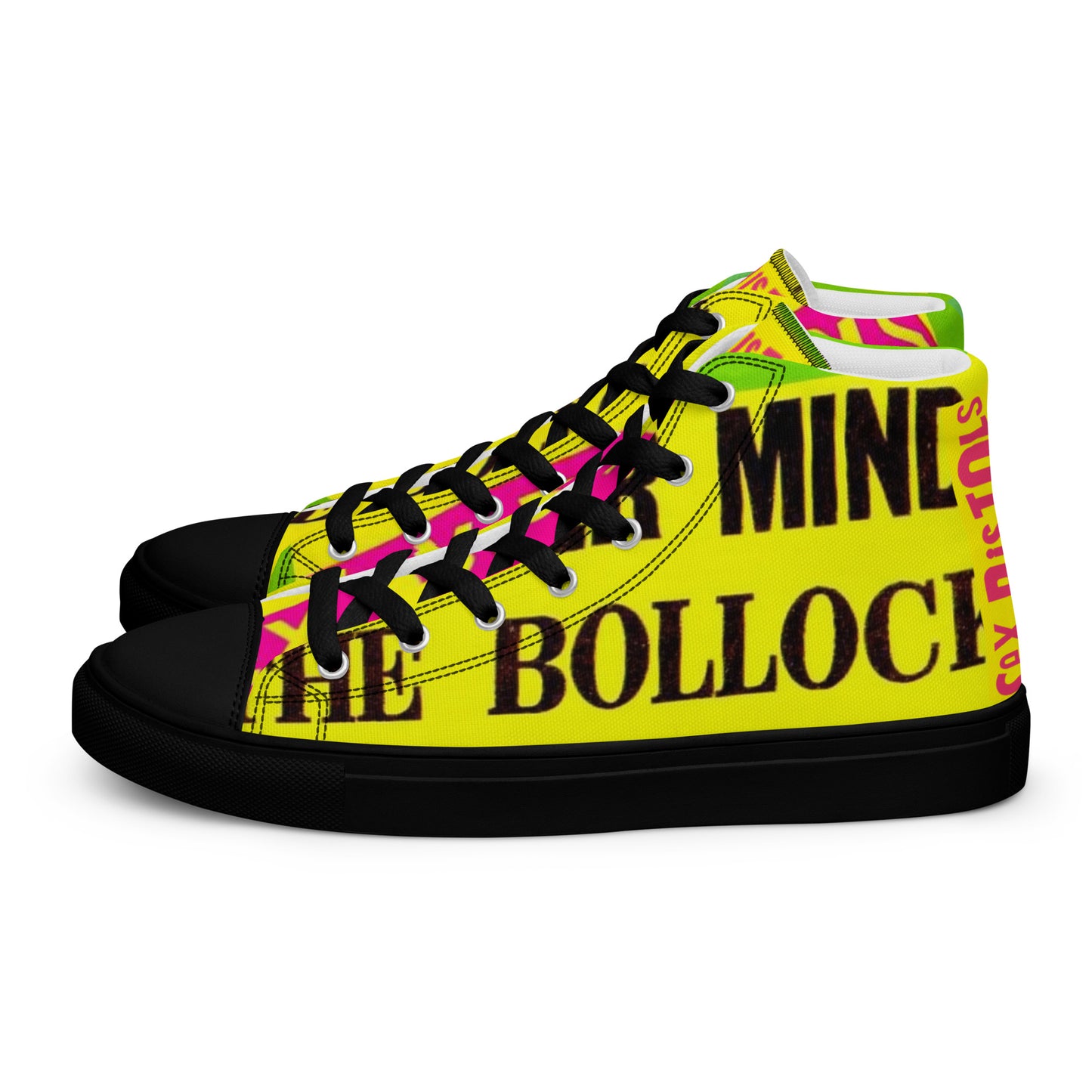 Men’s high top canvas shoes