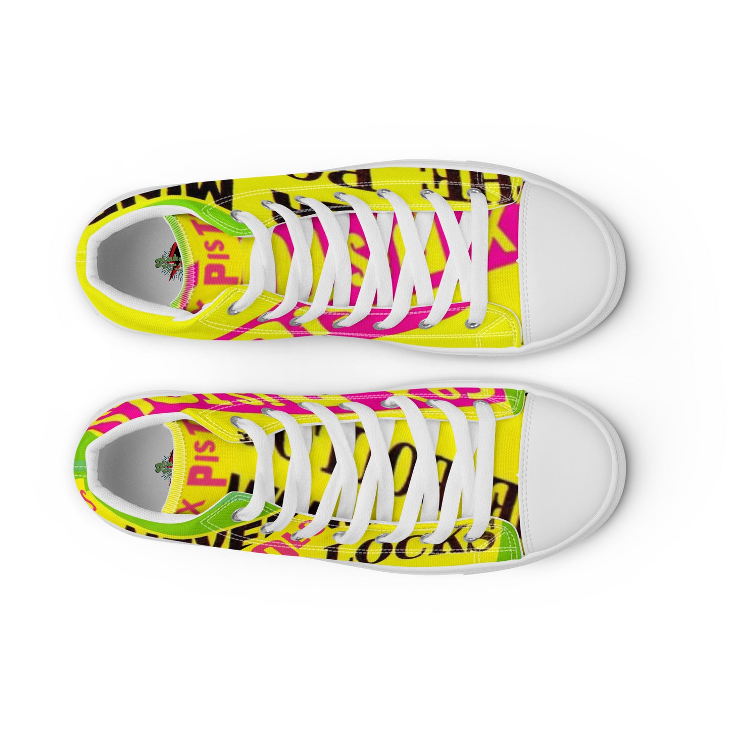 Men’s high top canvas shoes