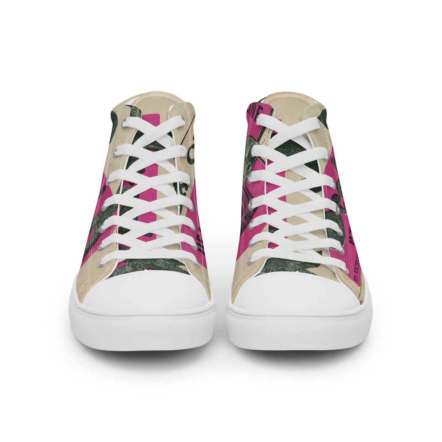 Men’s high top canvas shoes