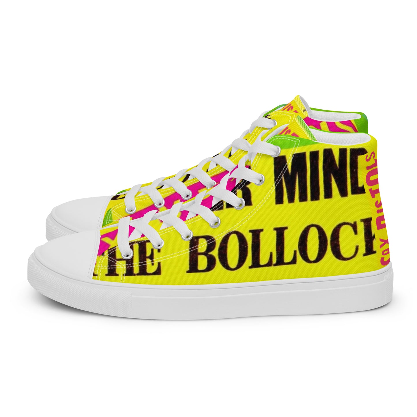 Men’s high top canvas shoes
