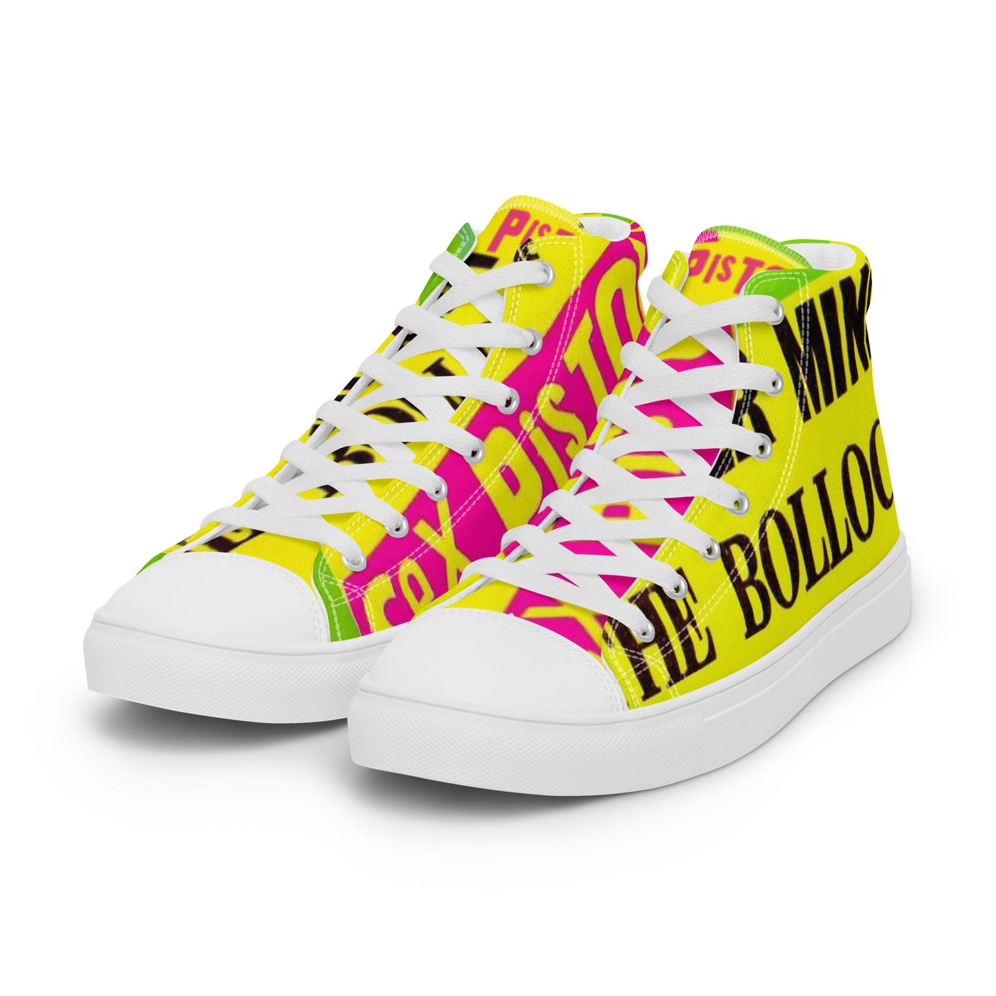 Men’s high top canvas shoes