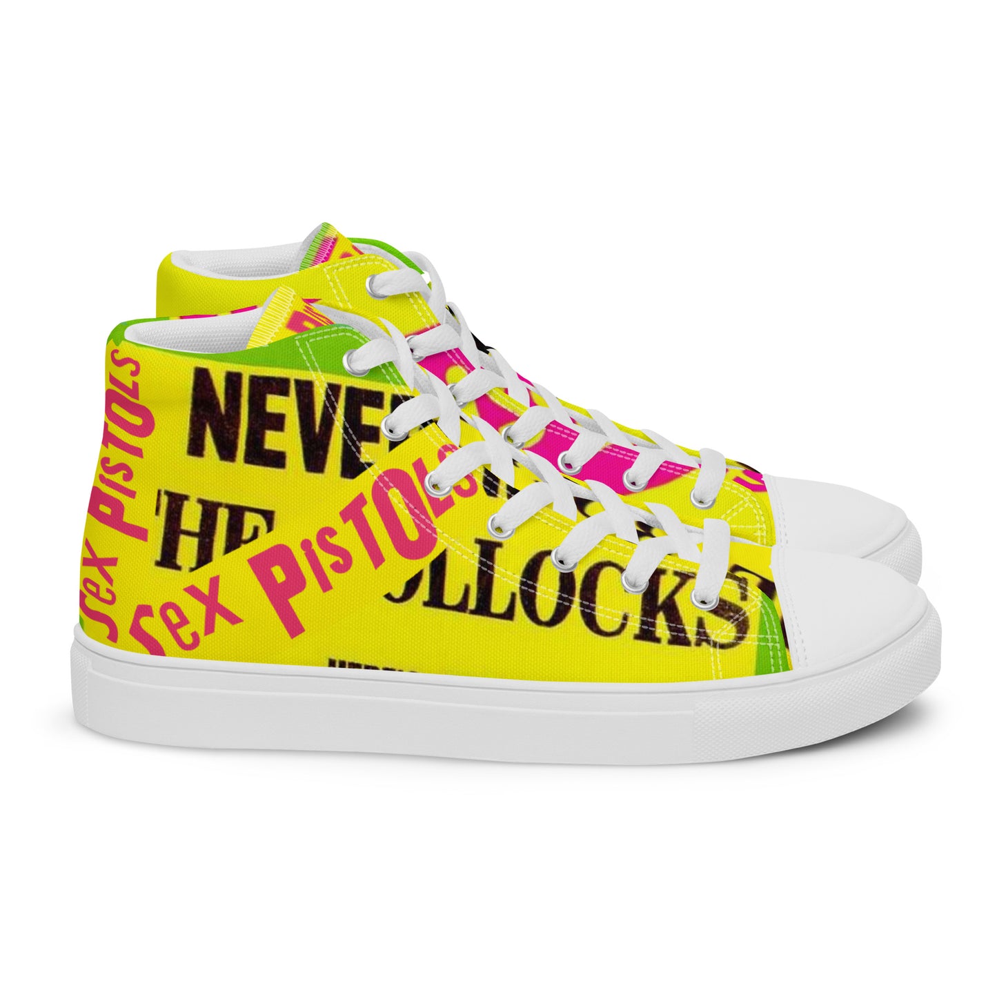 Men’s high top canvas shoes