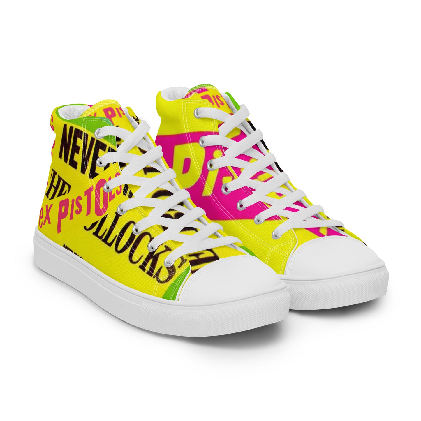 Men’s high top canvas shoes