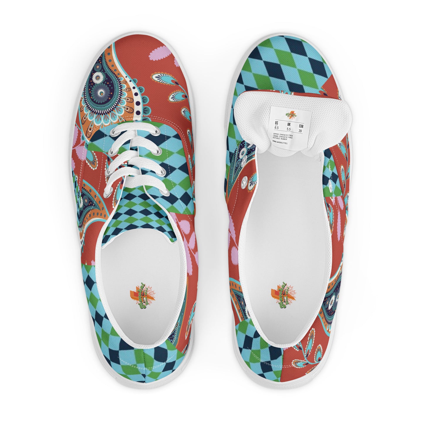 Men’s lace-up canvas shoes