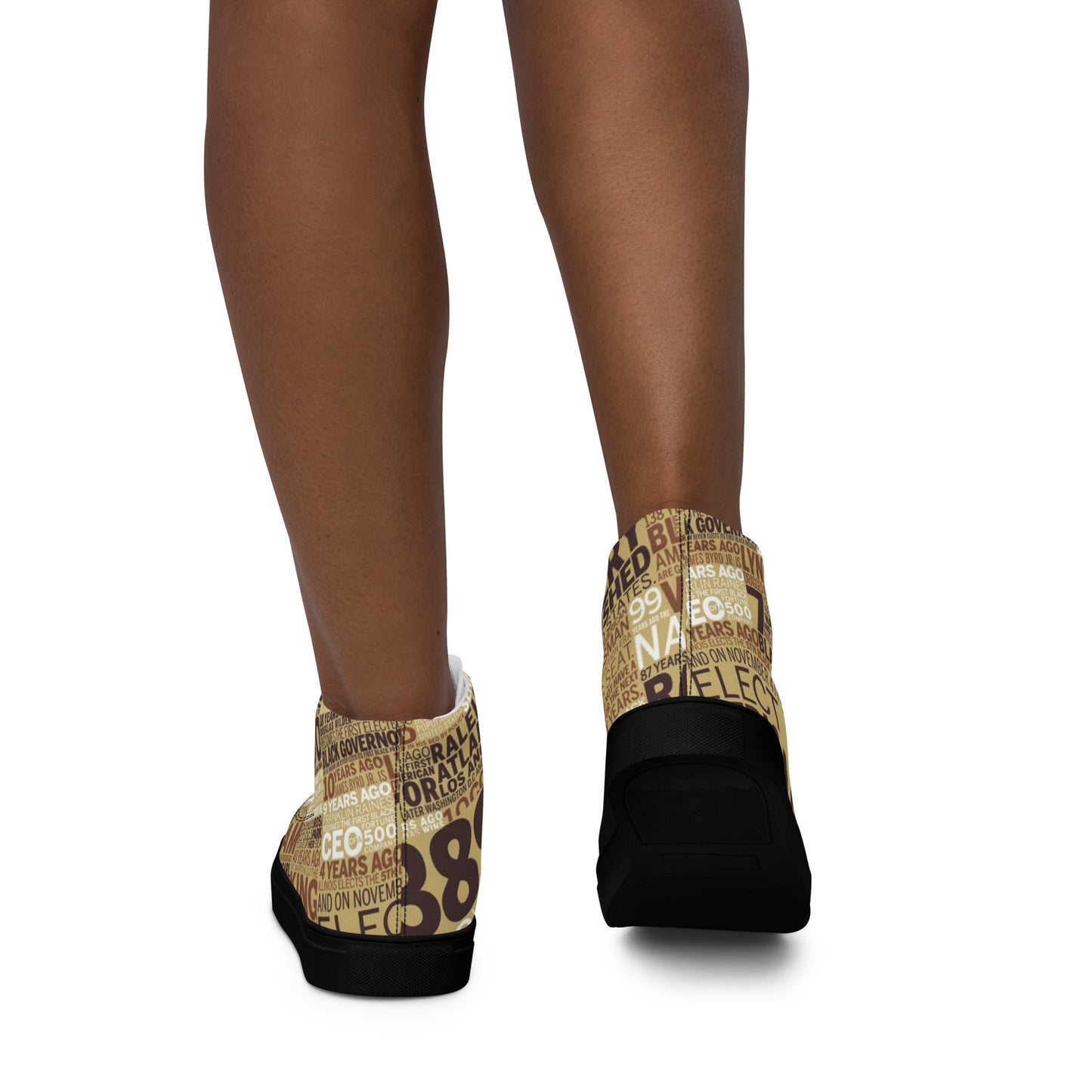 Women’s high top canvas shoes, Women’s trainers,