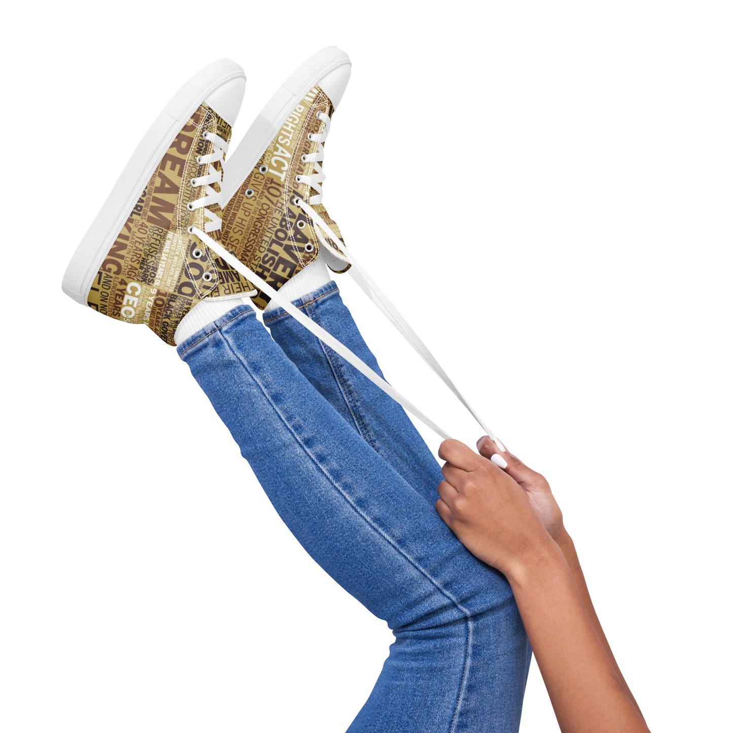 Women’s high top canvas shoes, Women’s trainers,