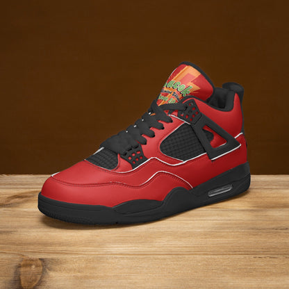 698. AJ4 Basketball Sneakers -Black Sole
