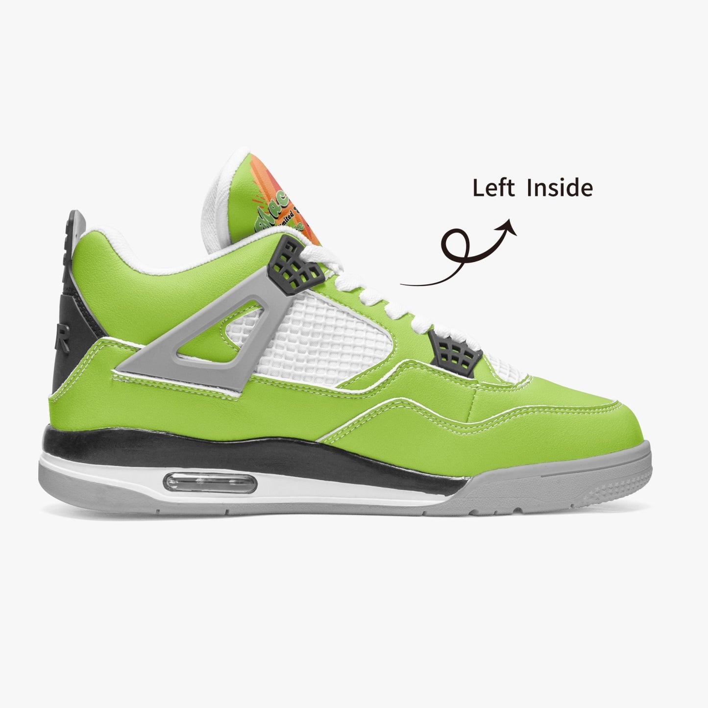 699. AJ4 Basketball Sneakers -Grey Sole
