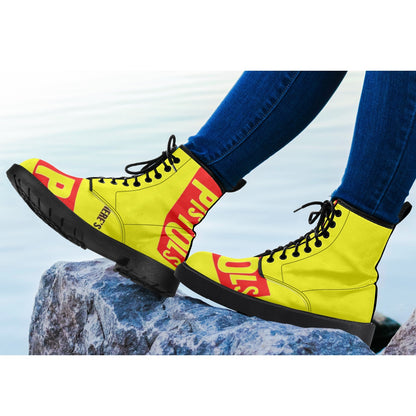 Sex pistols leather boots