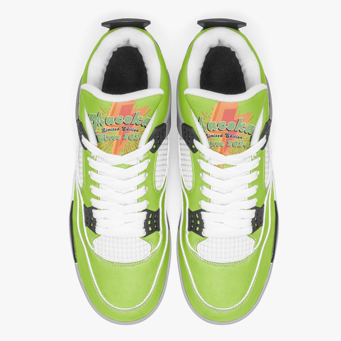 699. AJ4 Basketball Sneakers -Grey Sole