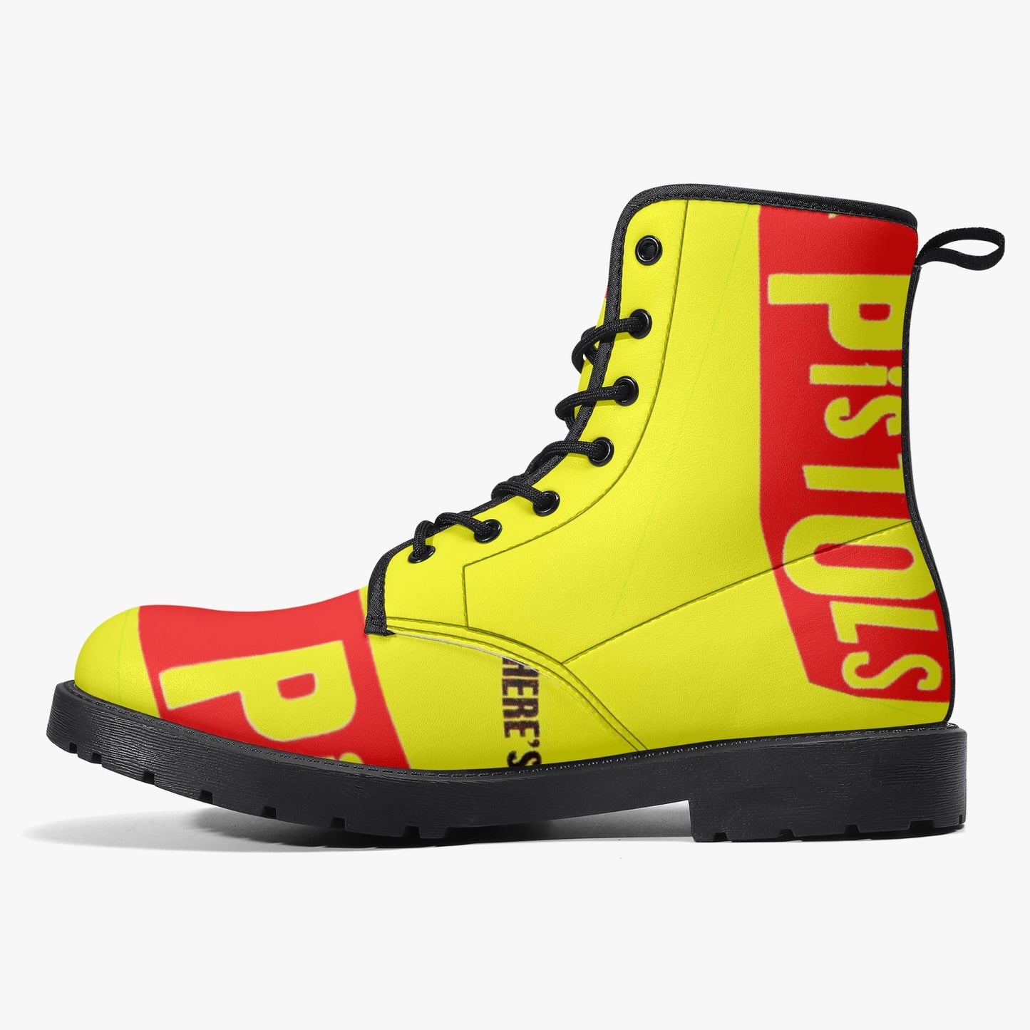 Sex pistols leather boots