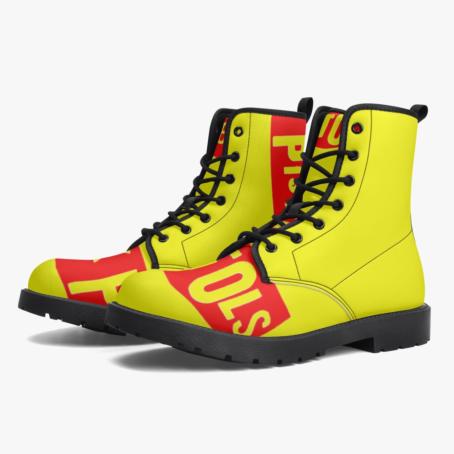 Sex pistols leather boots