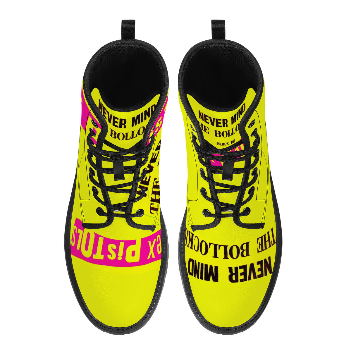 Sex pistols D41 Synthetic Leather Boots