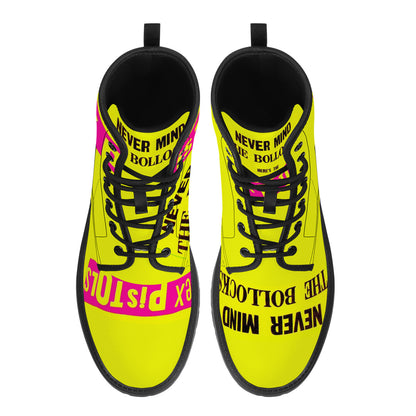 Sex pistols D41 Synthetic Leather Boots