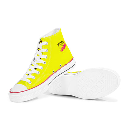 Sex pistols D70 High Top Canvas Shoes - White