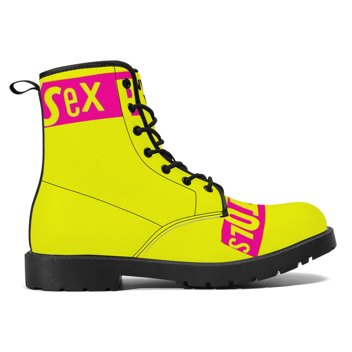 Sex pistols D41 Synthetic Leather Boots