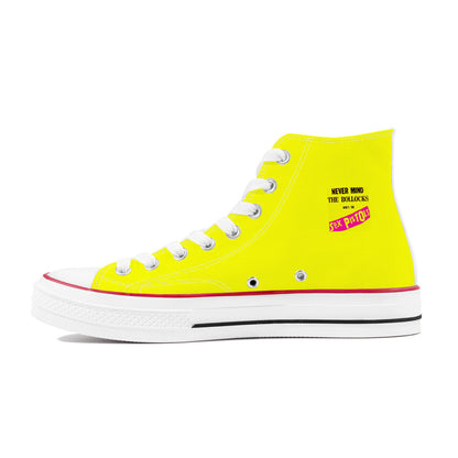 Sex pistols D70 High Top Canvas Shoes - White