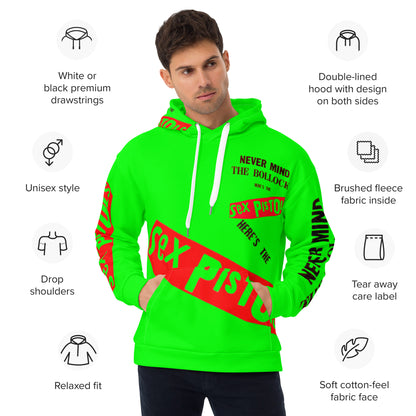 Unisex Hoodie sex pistols green