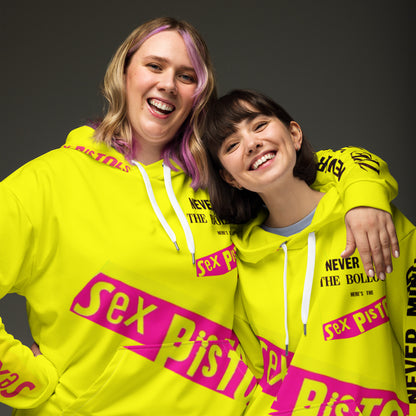 Unisex Hoodie sex pistols, yellow, punk