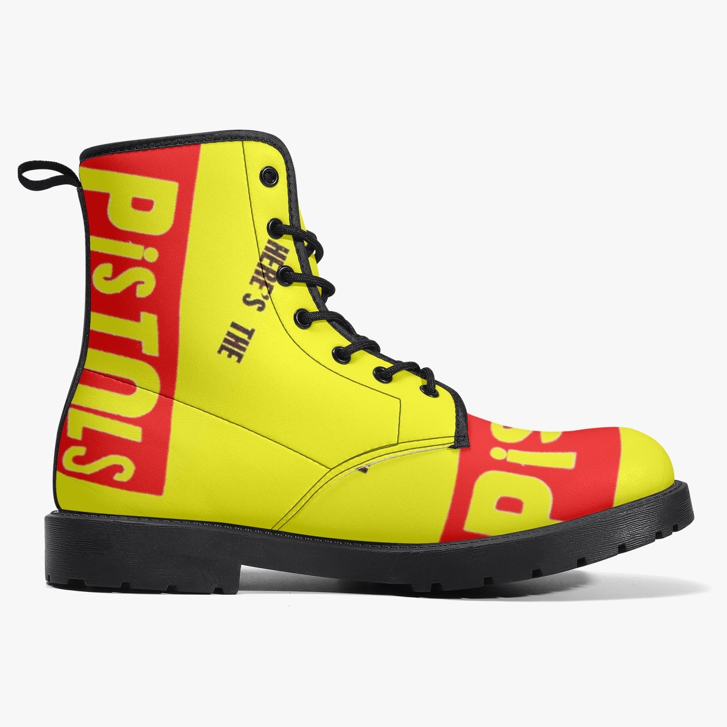 Sex pistols leather boots