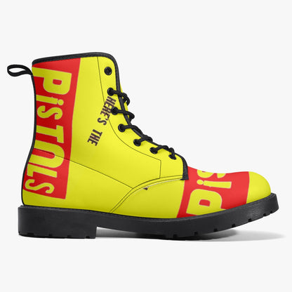 Sex pistols leather boots