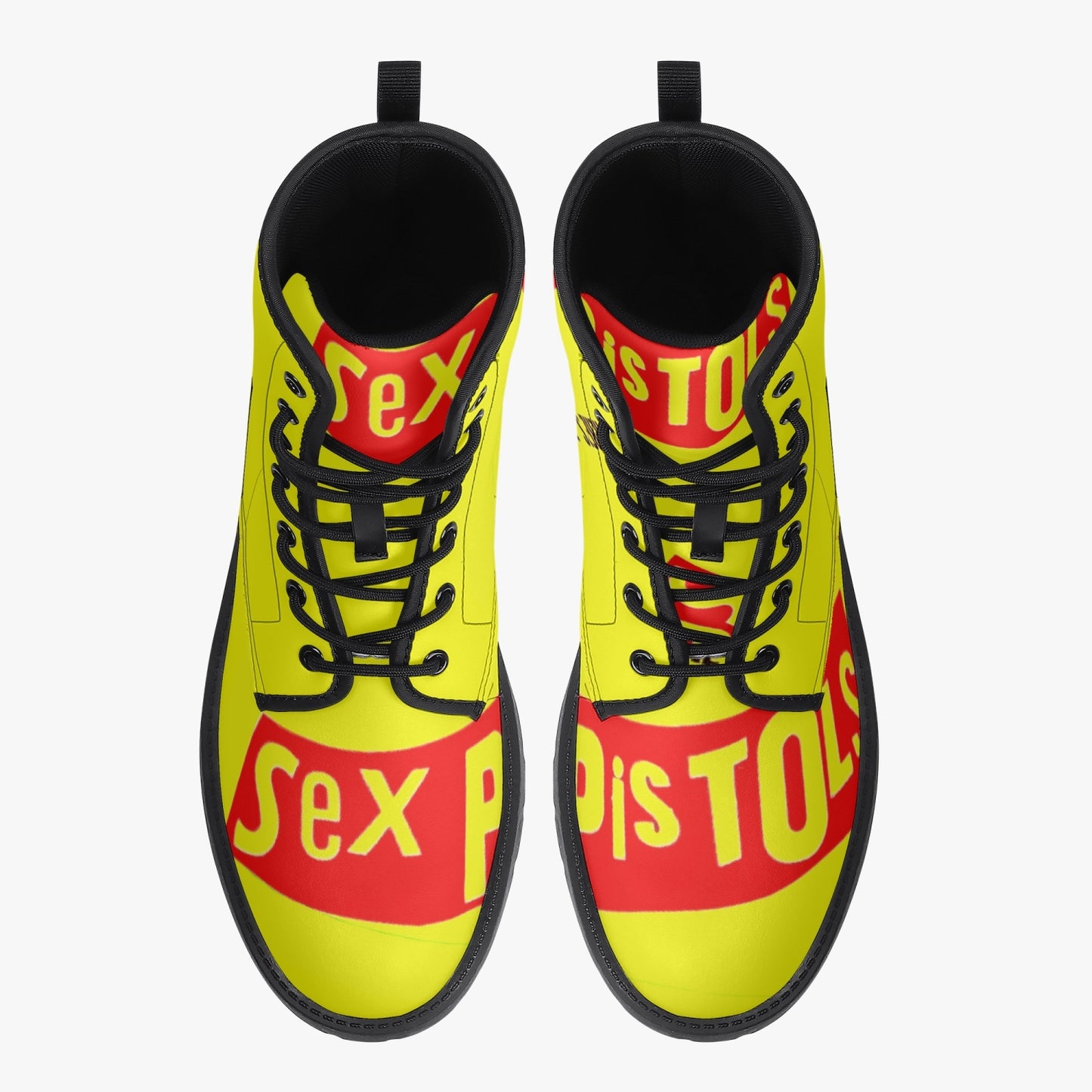 Sex pistols leather boots