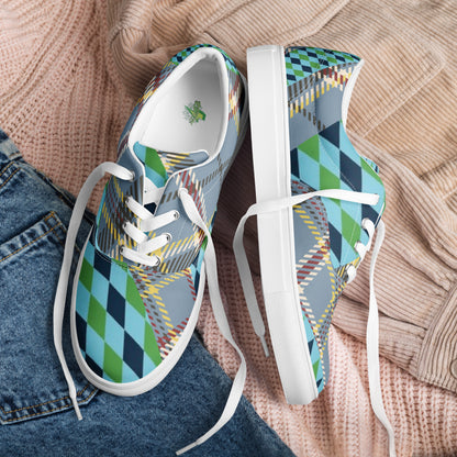 Men’s lace-up canvas shoes